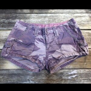 ABLE Women's Purple Camouflage Shorts